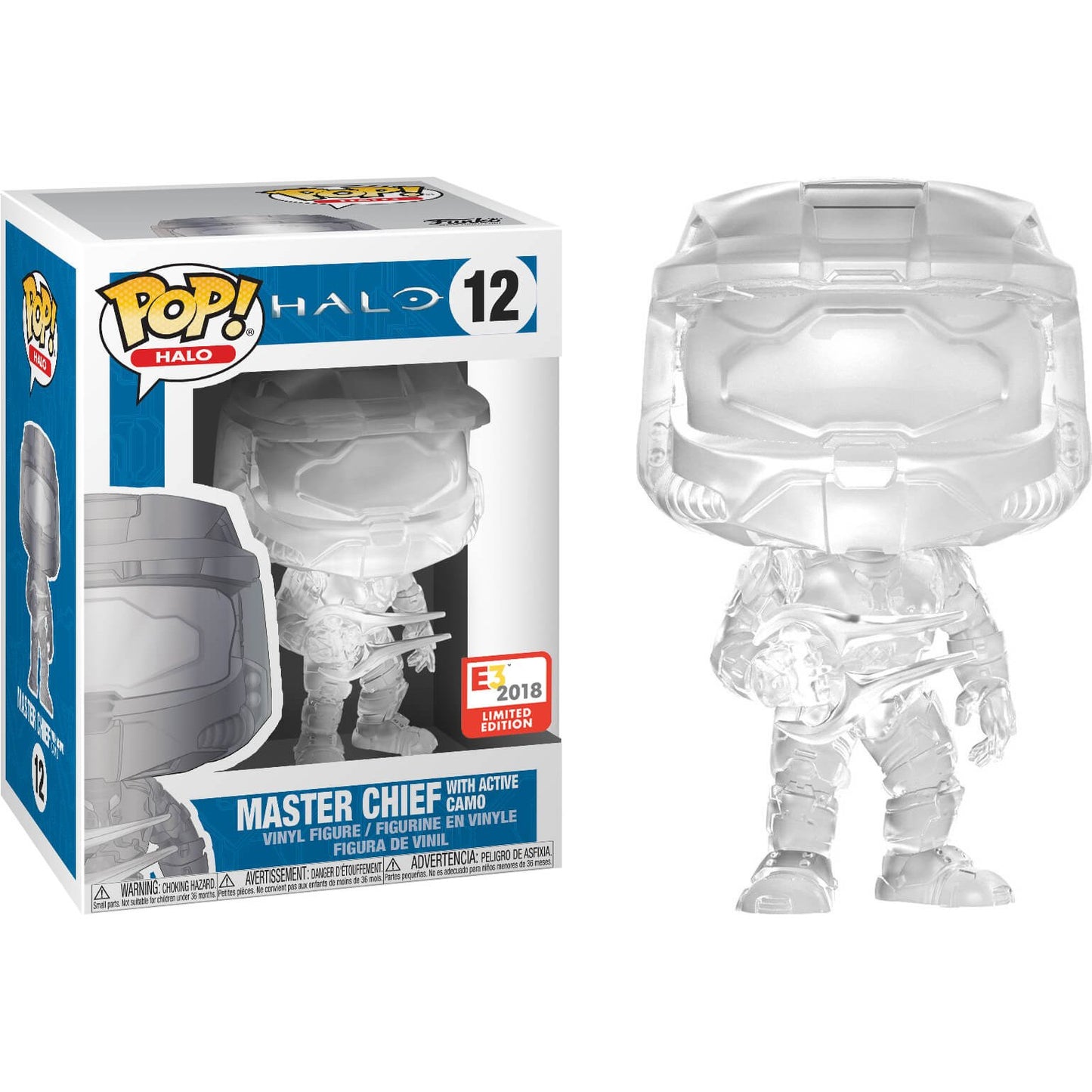 Funko POP! Games Halo - Master Chief with Active Camo E3 2018 Limited Edition Exclusive