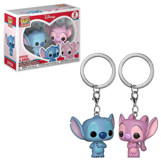 Funko Pocket POP! Keychain: Lilo & Stitch & Angel 2 Pack