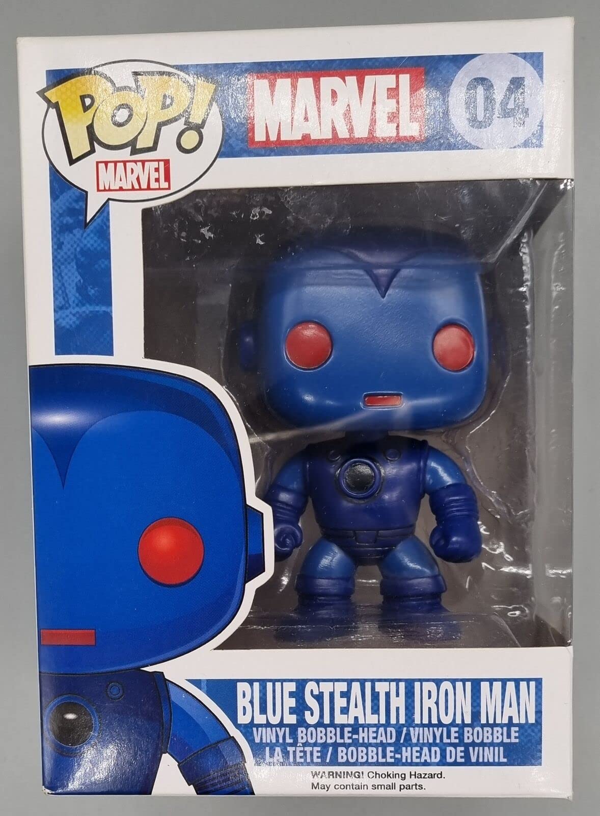 Funko POP! Marvel Blue Stealth Iron Man #04 Exclusive