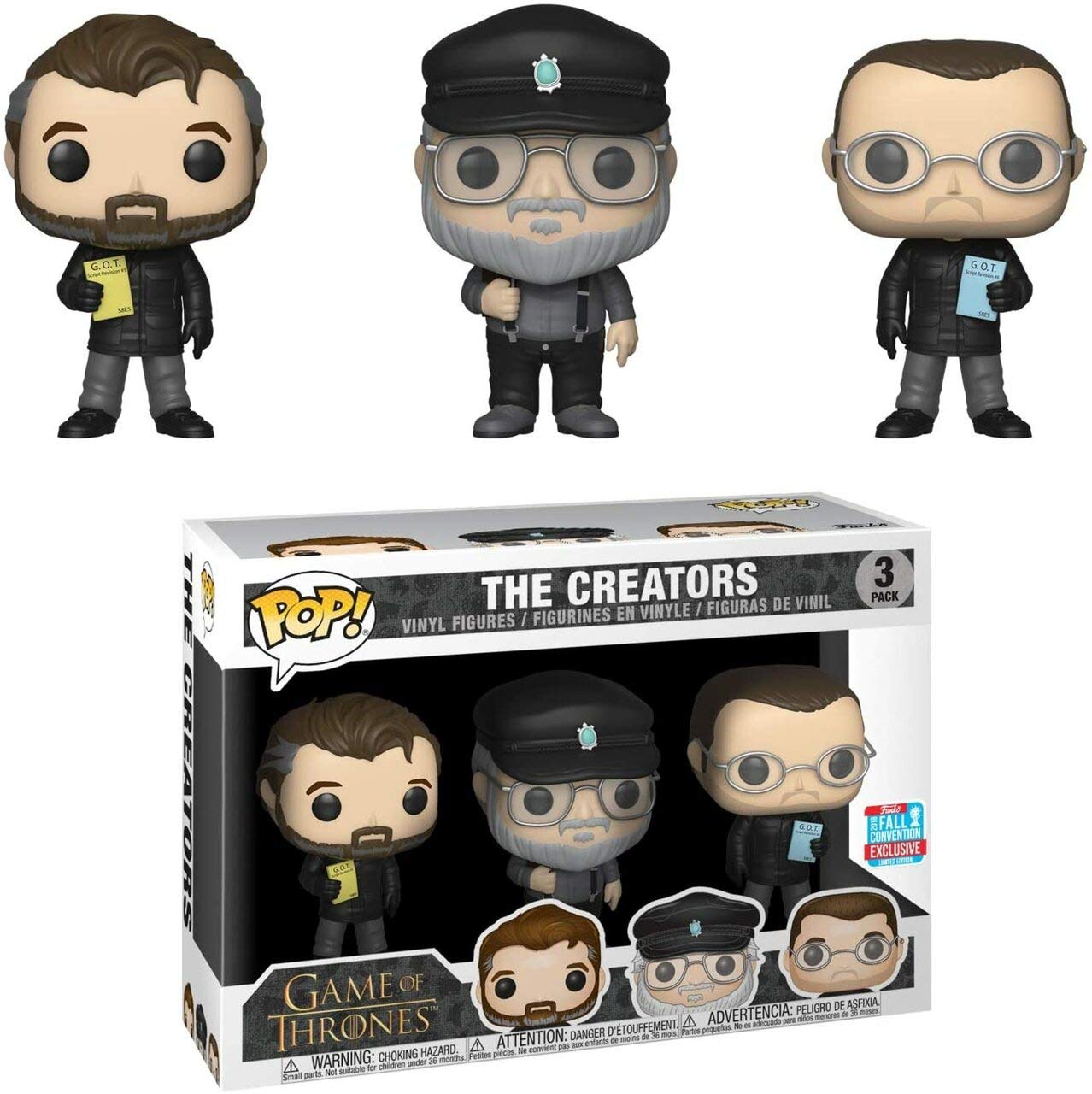 Funko POP! Television Game of Thrones The Creators 3-Pack Exclusive