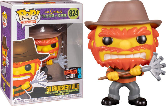 Funko POP! Animation Simpsons Evil Groundskeeper Willie, Fall Convention Exclusive