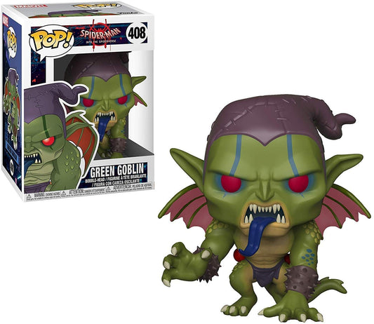 Funko POP! Marvel Spider-Man Into the Spiderverse 10 Inch Green Goblin #408 Exclusive