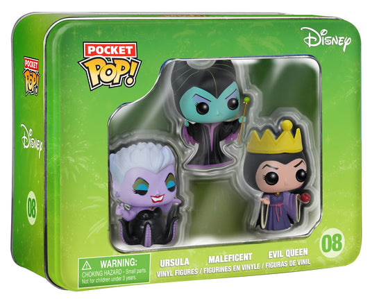 Funko Pocket POP! Disney Tin- Villains - 3 Pack