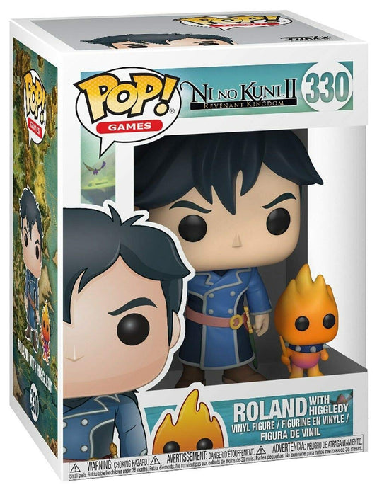 Funko POP! Games: Ni No Kuni S1 (Pop & Buddy)- Roland with Higgledies Collectible Figure