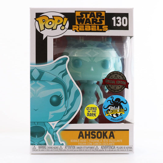 Funko POP! Star Wars Rebels Ahsoka #130 [Holographic, Glows in the Dark] Exclusive