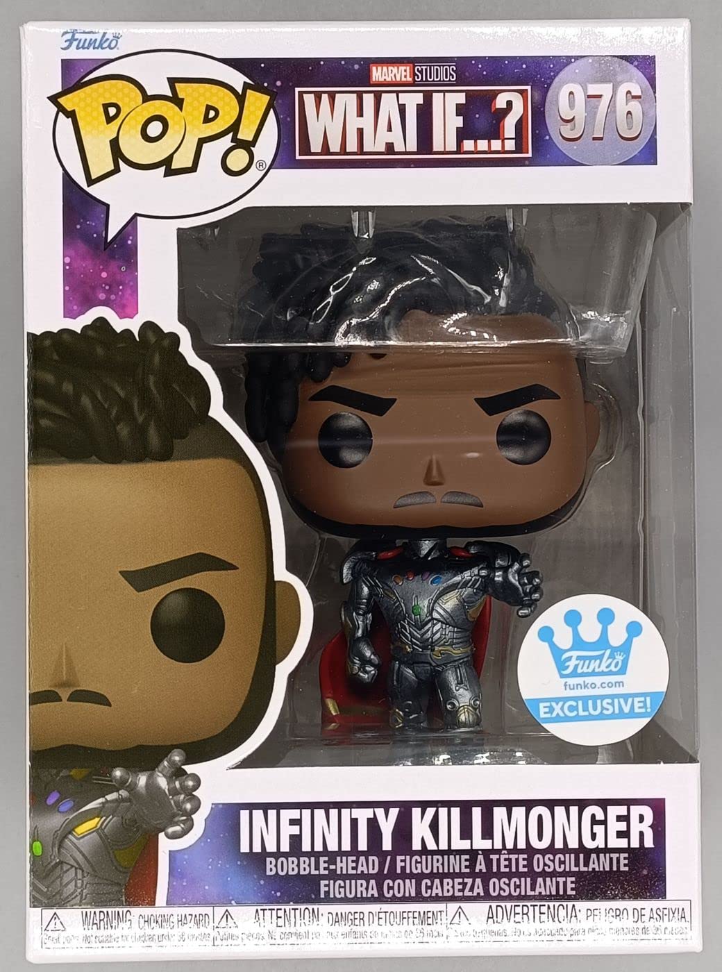 Funko POP! Marvel What If...? Infinity Killmonger #976 Funko Shop Exclusive