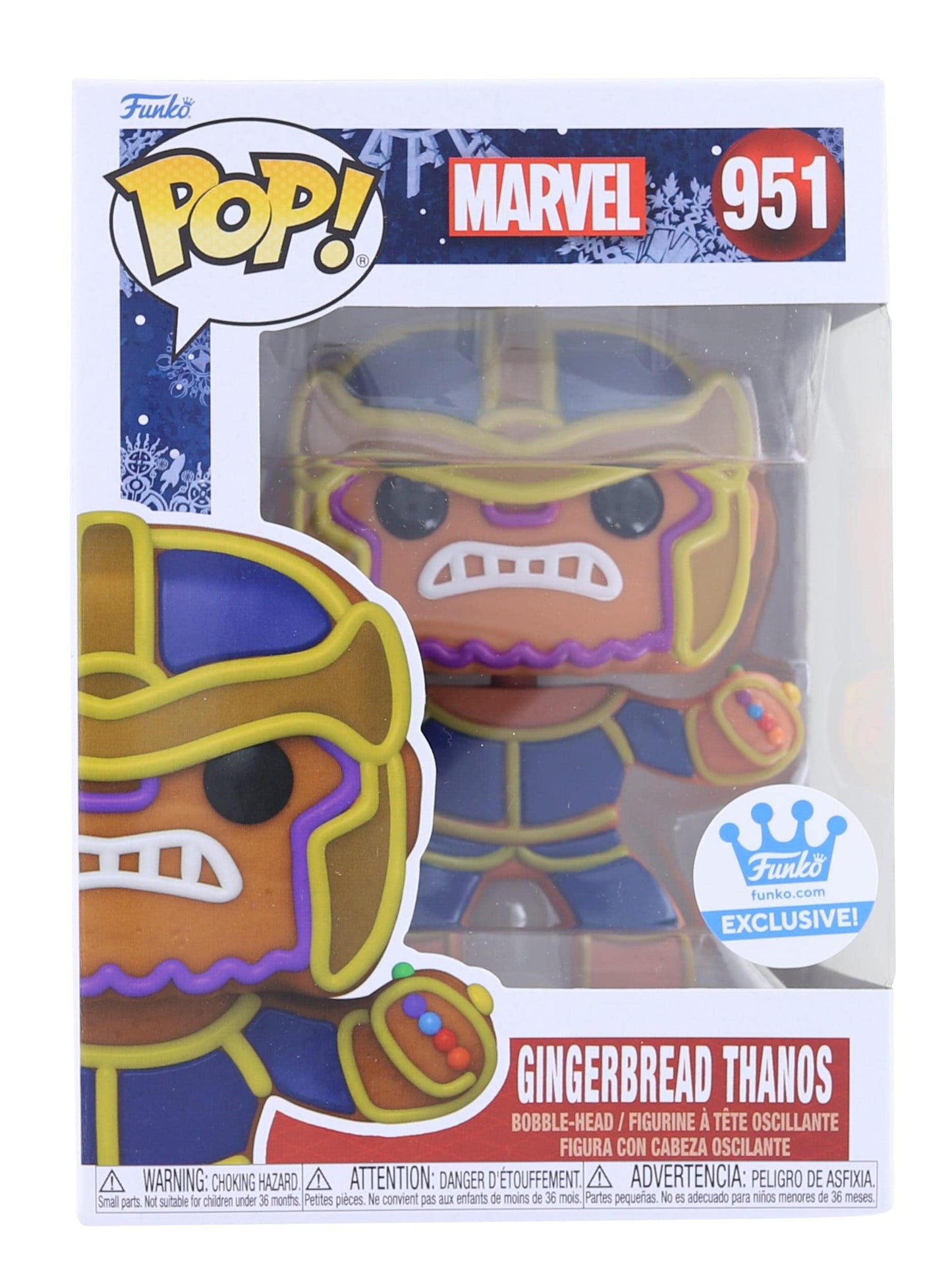 Funko POP! Marvel: Gingerbread Thanos Exclusive