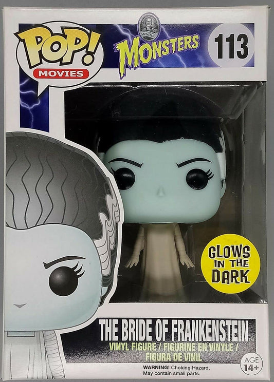Funko POP! Movies Universal Monsters The Bride of Frankenstein #113 [Glow in the Dark]