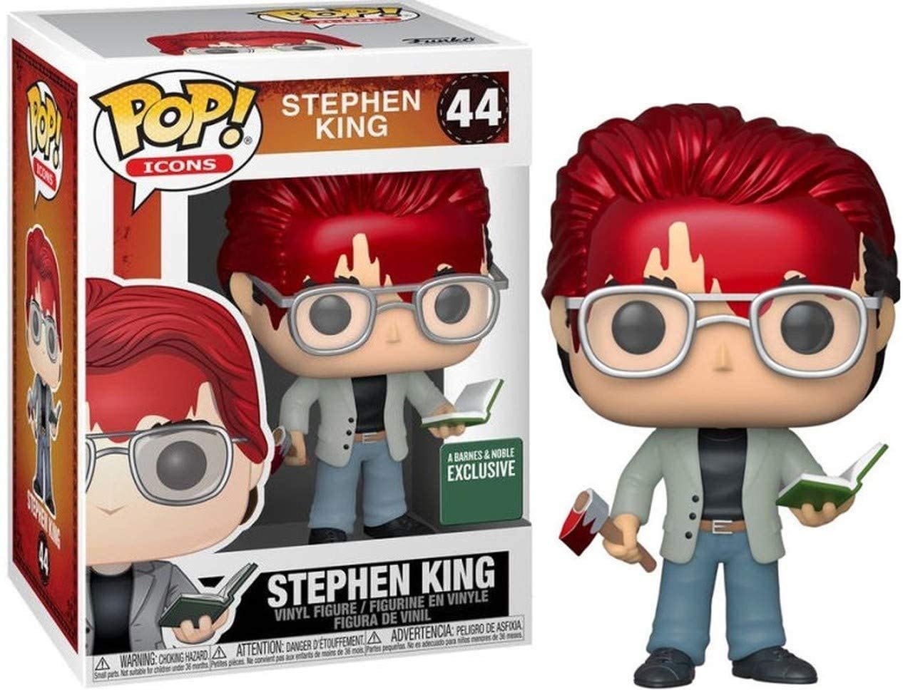 Funko POP! Icons Stephen King #44 [with Axe and Book] Exclusive