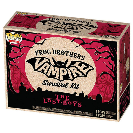 Funko POP! and Tee The Lost Boys Frog Brothers Vampire Survival Kit With Size Large T-Shirt Exclusive