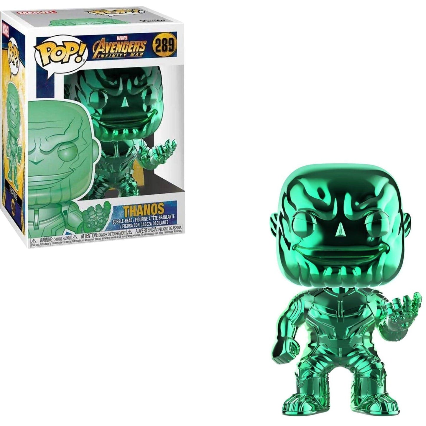 Funko POP! Marvel Infinity War Thanos Green Chrome Exclusive