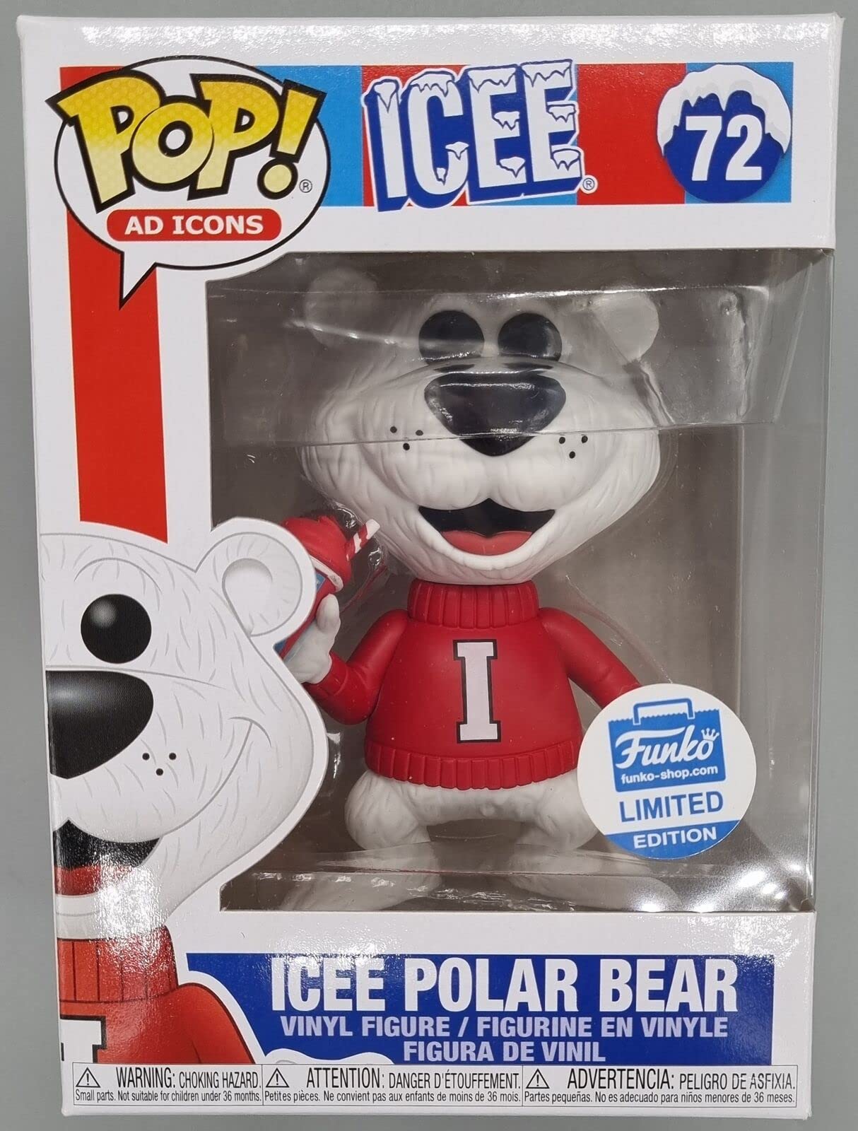 Funko POP! Ad Icons Icee Polar Bear #72 Funko Shop Exclusive