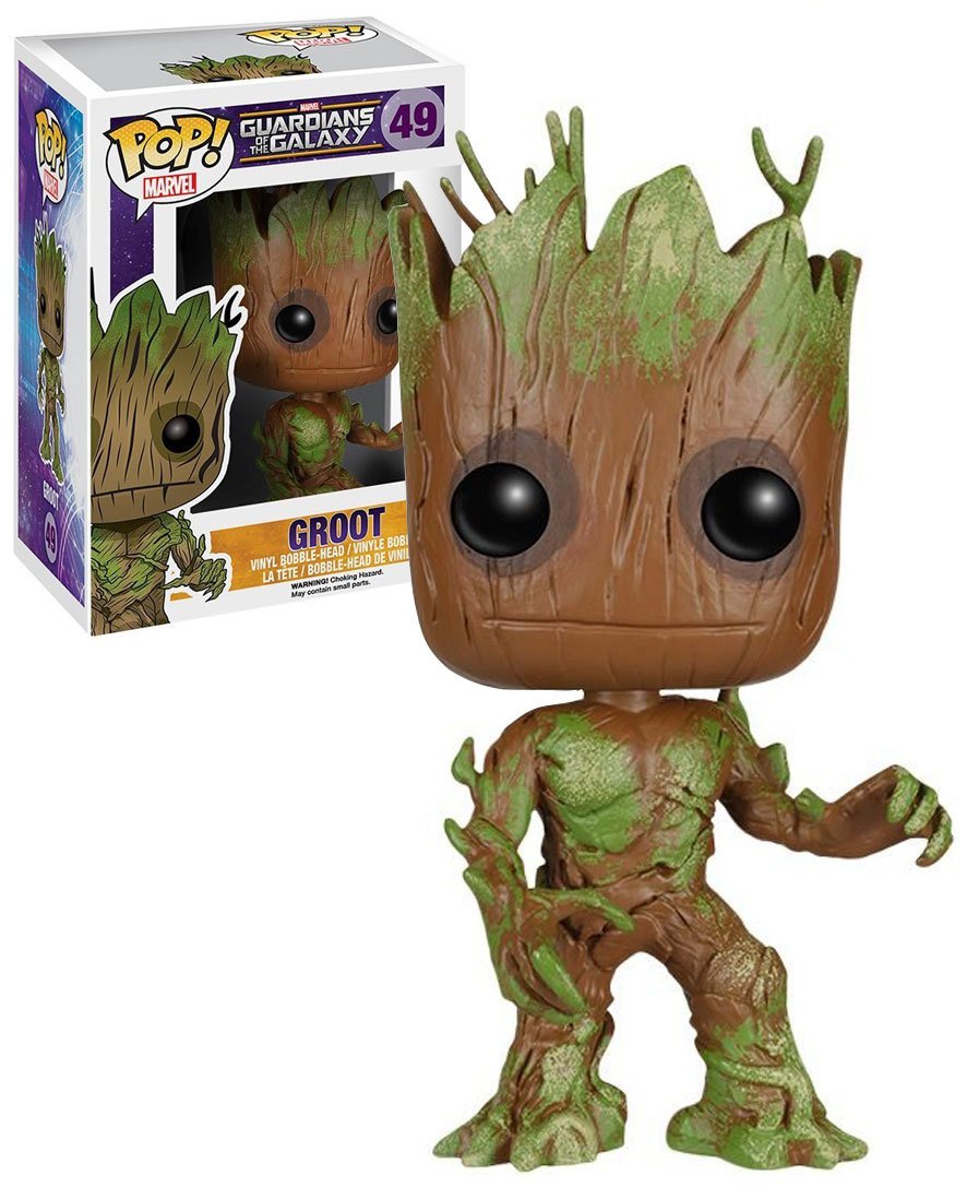 Funko POP! Marvel Guardians of the Galaxy Groot #49 [Mossy] Exclusive