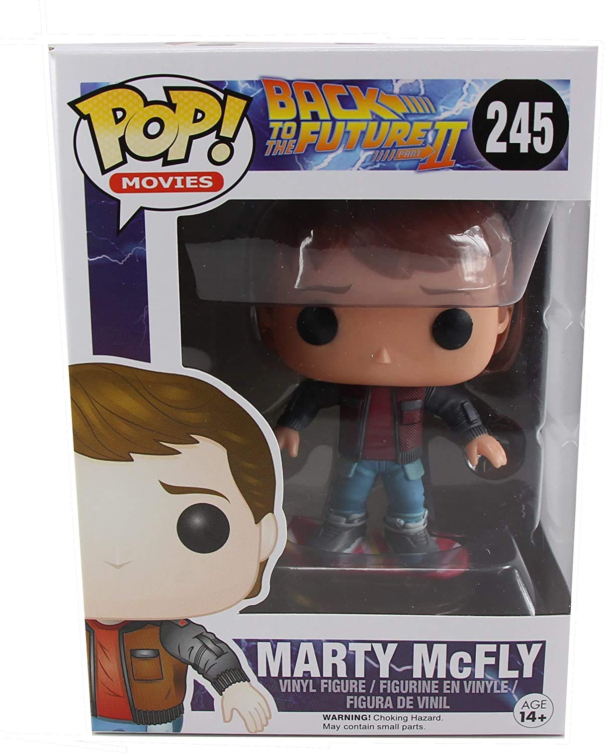 Funko POP! Movies Back to the Future II Marty McFly #245 [Hoverboard] Exclusive