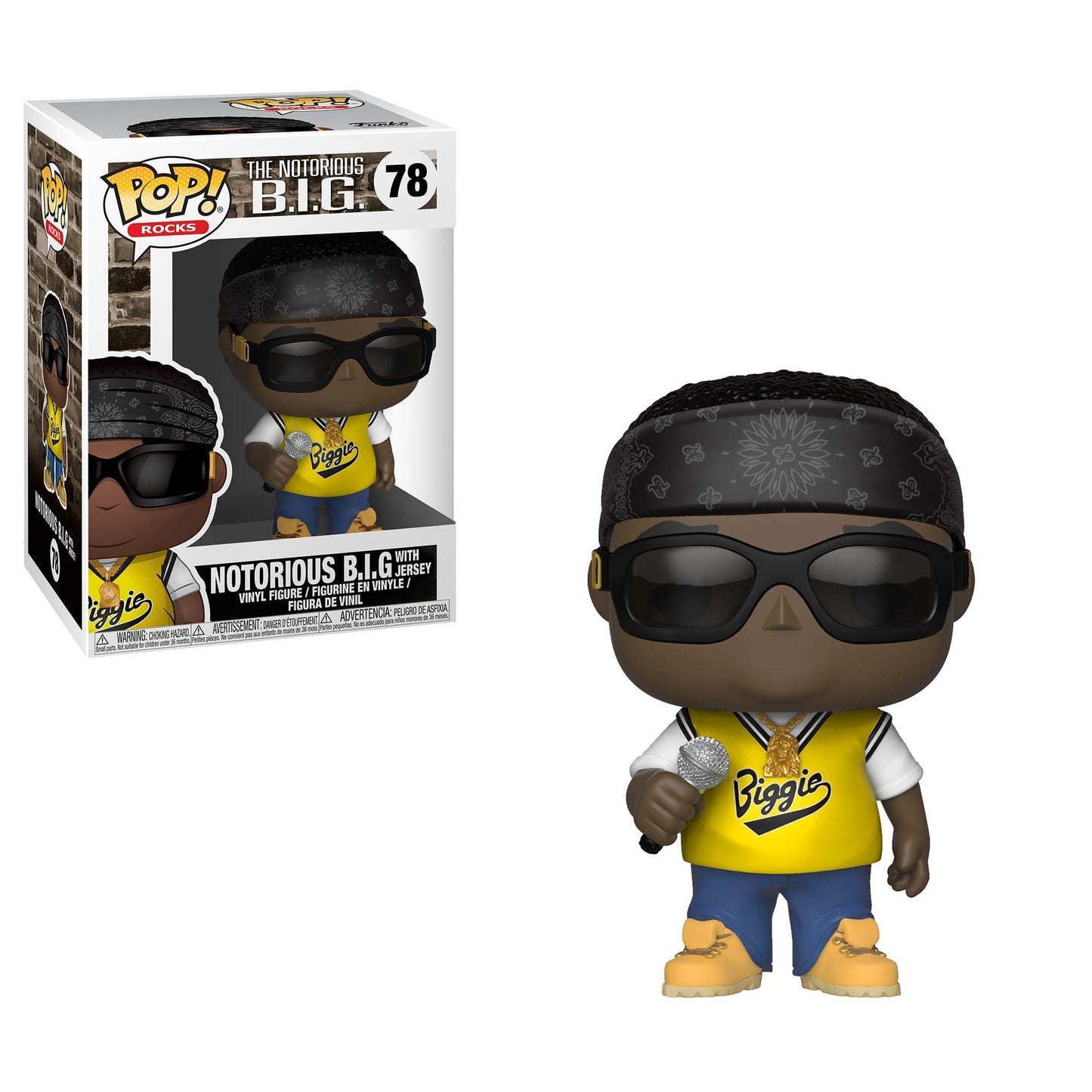 Funko POP! Rocks Notorious B.I.G. - Notorious B.I.G. with Jersey #78