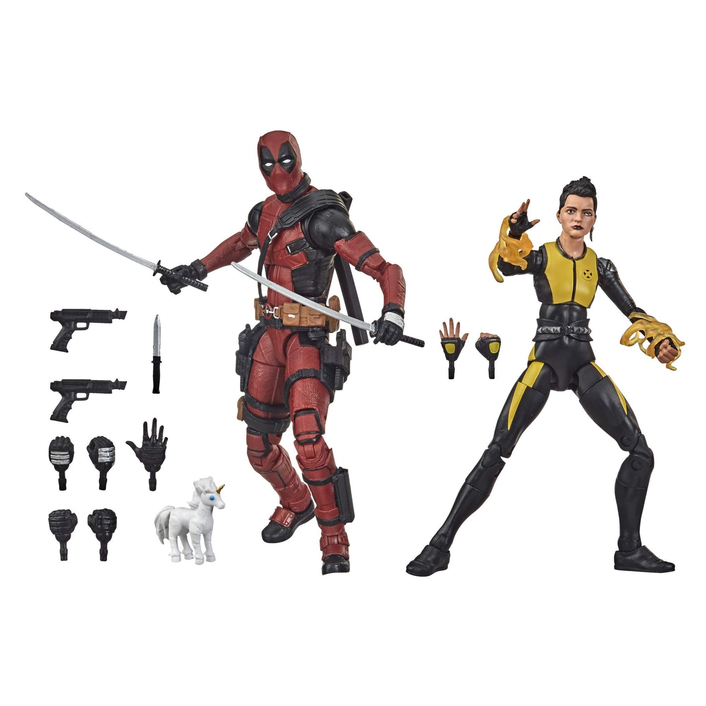 Hasbro Marvel Legends Series 6-inch Collectible Premium Deadpool & Negasonic Teenage Warhead Action Figure Toys