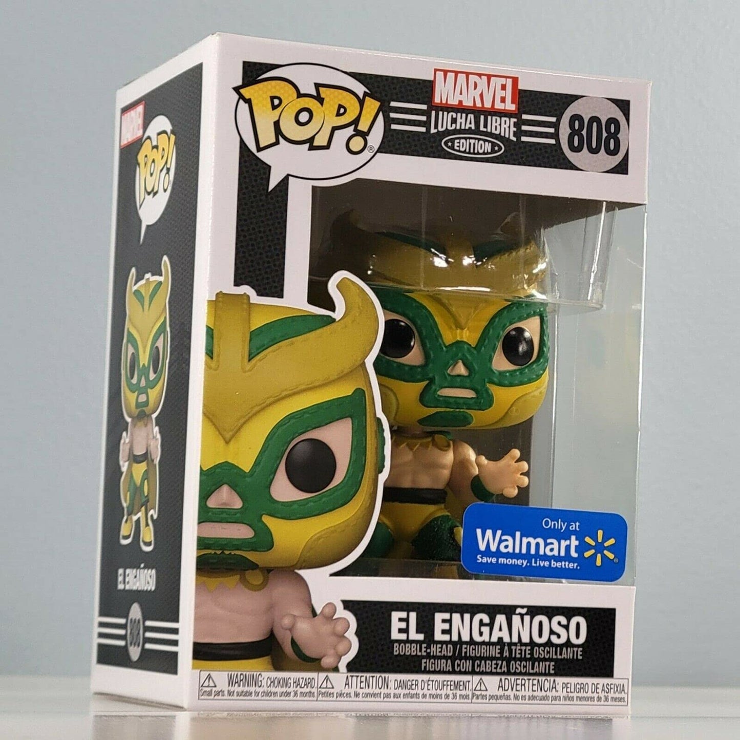 Funko POP! Marvel Lucha Libre El Enganoso #808 Exclusive