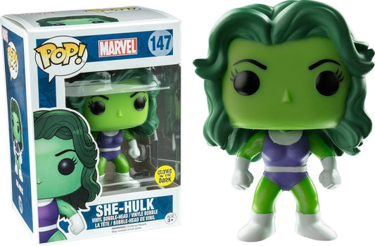 Funko POP! Marvel She-Hulk #147 [Glows in the Dark] 2016 Comikaze Exclusive