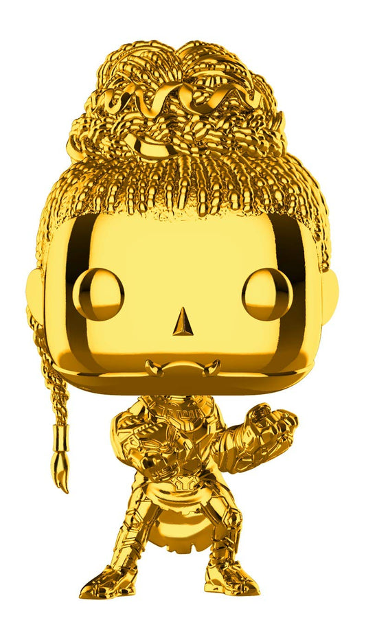 Funko POP! Marvel Studios Ten Years Shuri #393 [Gold Chrome] Exclusive