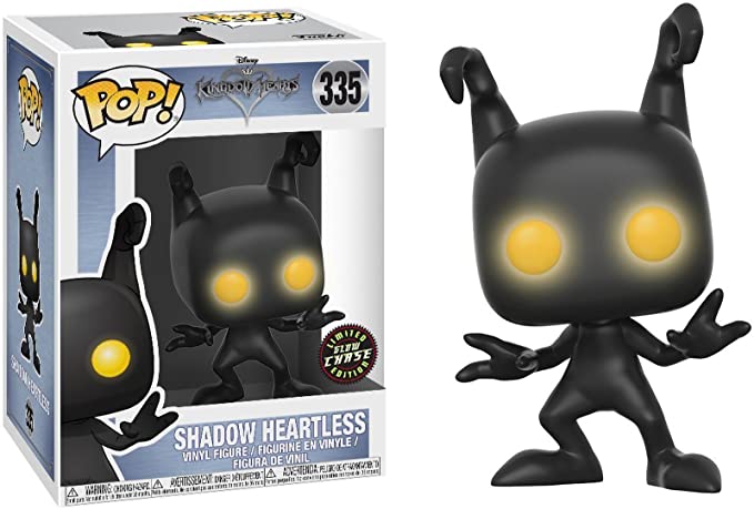 Funko POP! Disney Kingdom Hearts CHASE Shadow Heartless #335 [Glows in the Dark] [POP! Protector]