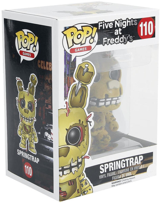 Funko POP! Games FNAF Flocked Springtrap Gamestop Exclusive Five Nights at Freddy's