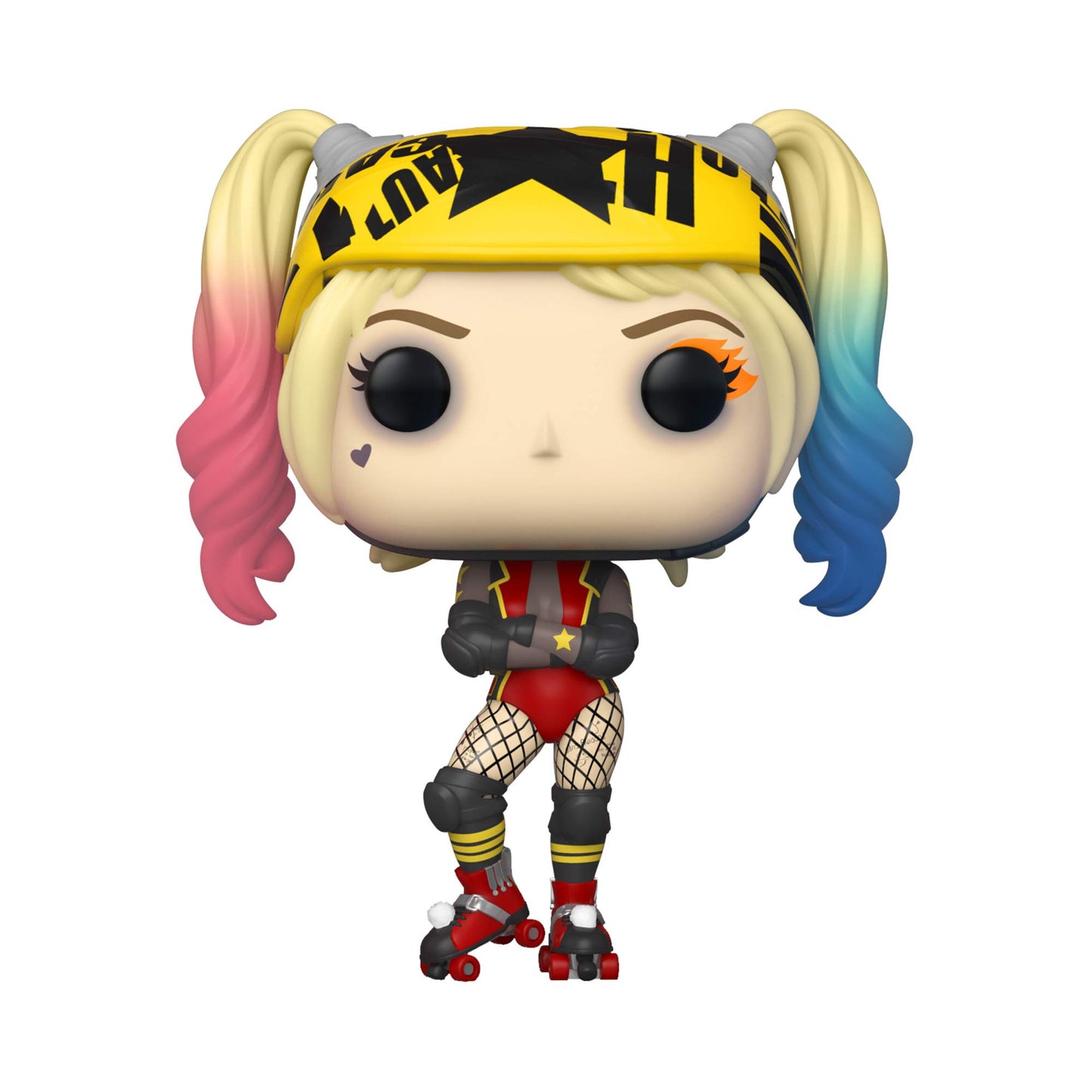 Funko POP! Heroes Birds of Prey Harley Quinn Roller Derby #307 with Collectible Card Exclusive