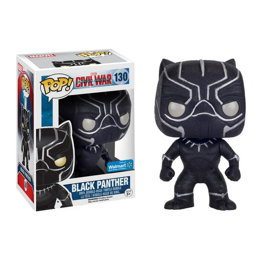 Funko POP! Marvel Civil War #130 Black Panther Glitter Exclusive