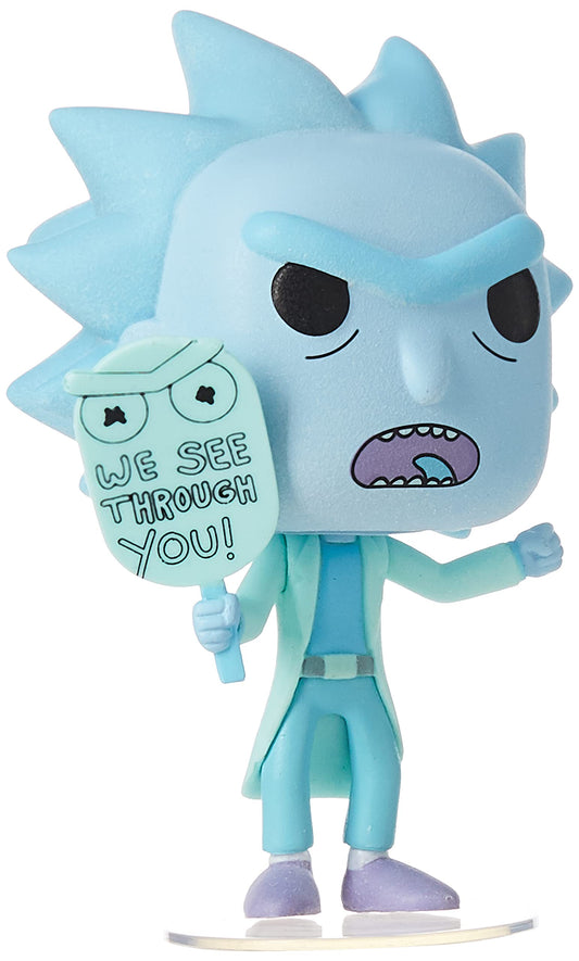 Funko POP! Animation Rick & Morty Holgram Rick Clone, Glow in The Dark Exclusive