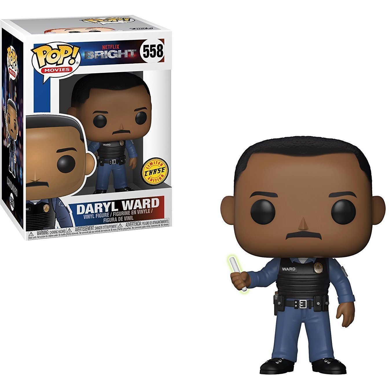 Funko POP! Movies Bright CHASE Daryl Ward #558 [Wand]