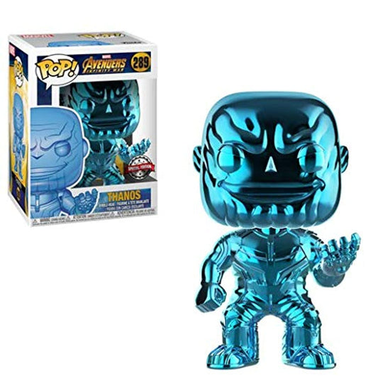 Funko POP! Marvel Infinity War Thanos Blue Chrome Exclusive