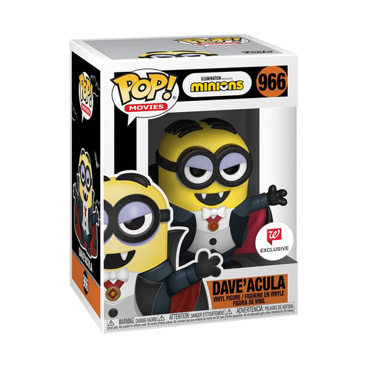 Funko POP! Movies Illumination Minions Dave'acula #966 Exclusive