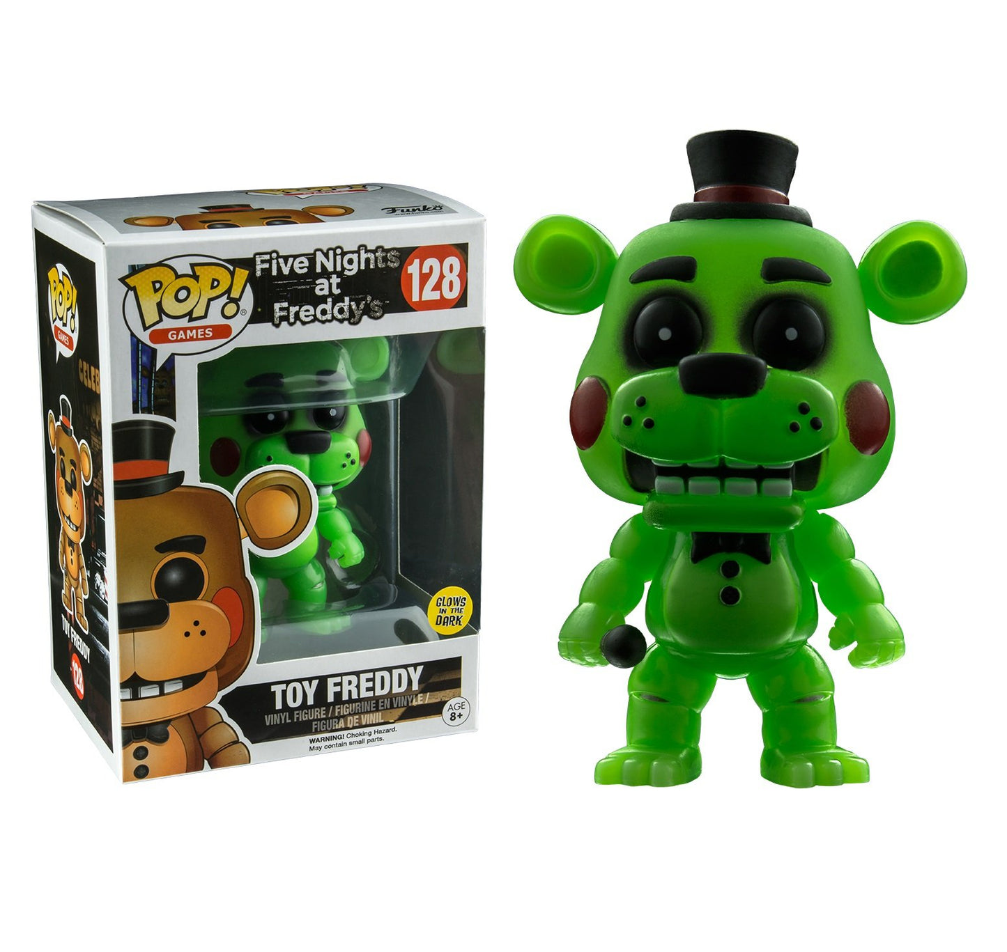 Funko POP! Games Five Nights at Freddy's Toy Freddy #128 (Glows in the Dark Exclusive)