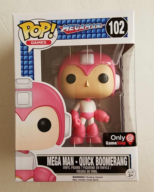 Funko POP! Games Mega Man - Mega Man Quick Boomerang #102 Exclusive