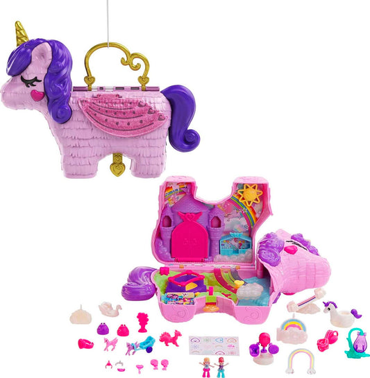 Polly Pocket Unicorn Party Large Compact Playset