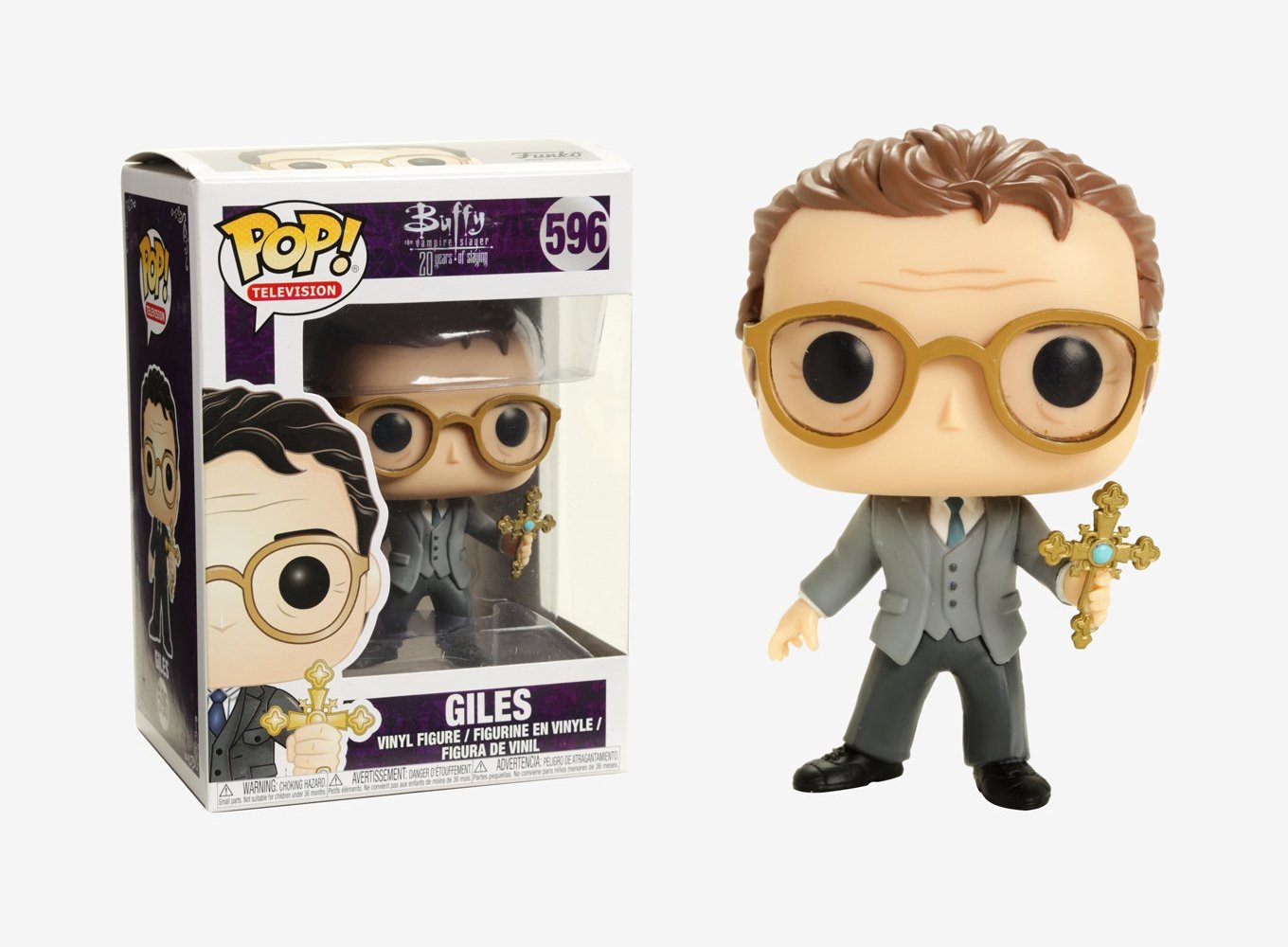 Funko POP! Television: Buffy 20th-Giles Collectible Toy
