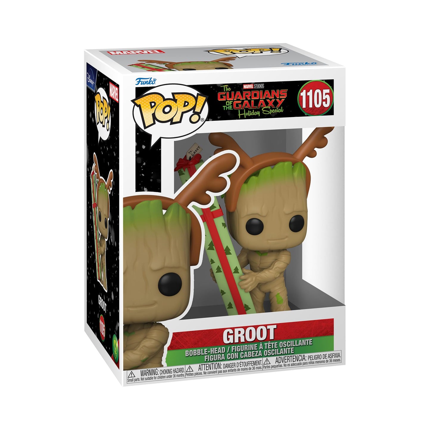 Funko POP! Marvel - Guardians of the Galaxy Holiday Special - Groot #1105 [Present]