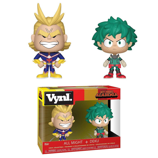 Funko Vynl: My Hero Academia - All Might & Deku 2 Pack Toy, Multicolor