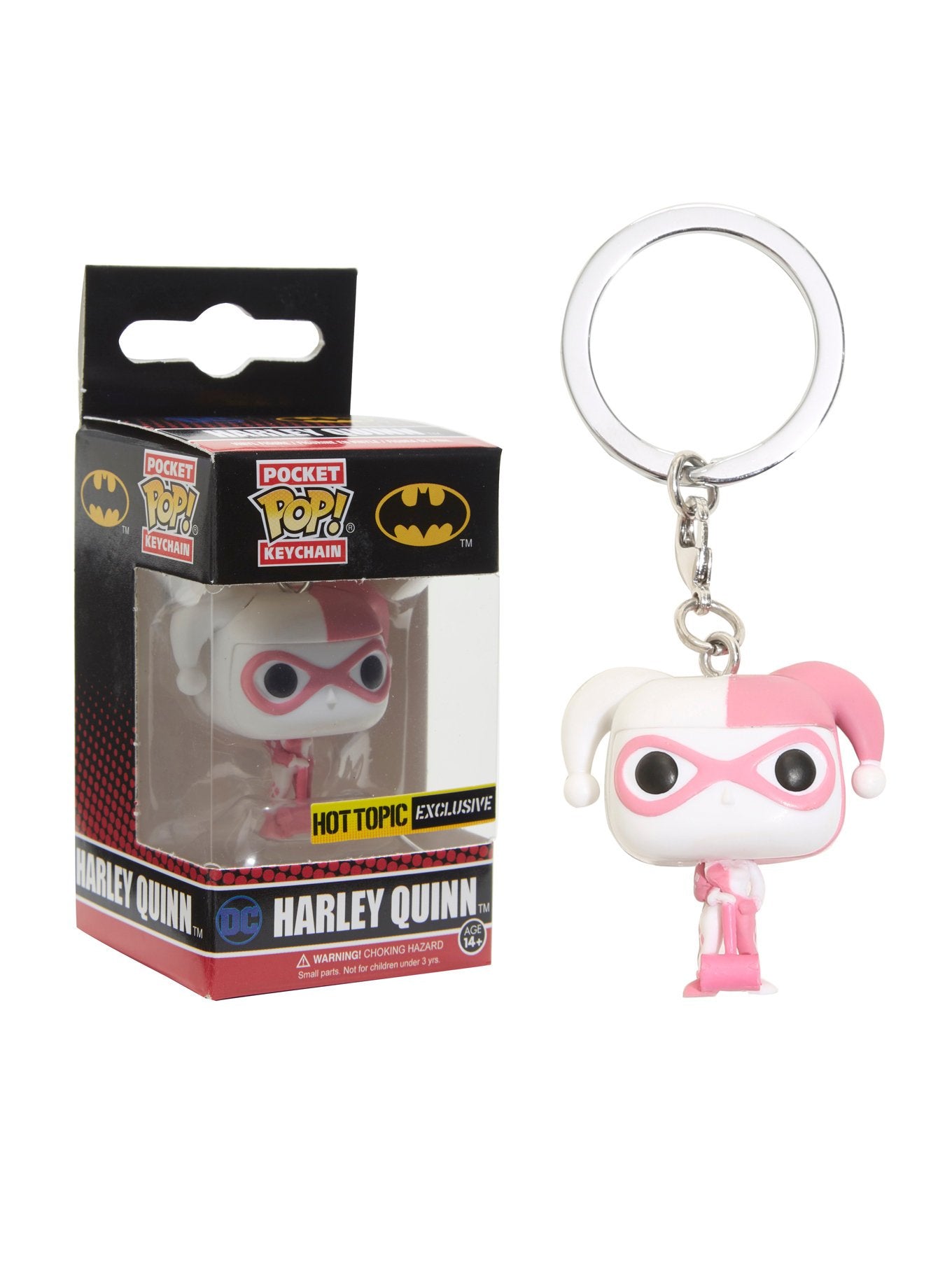 Funko Pocket POP! Keychain Harley Quinn Pink Hearts Exclusive