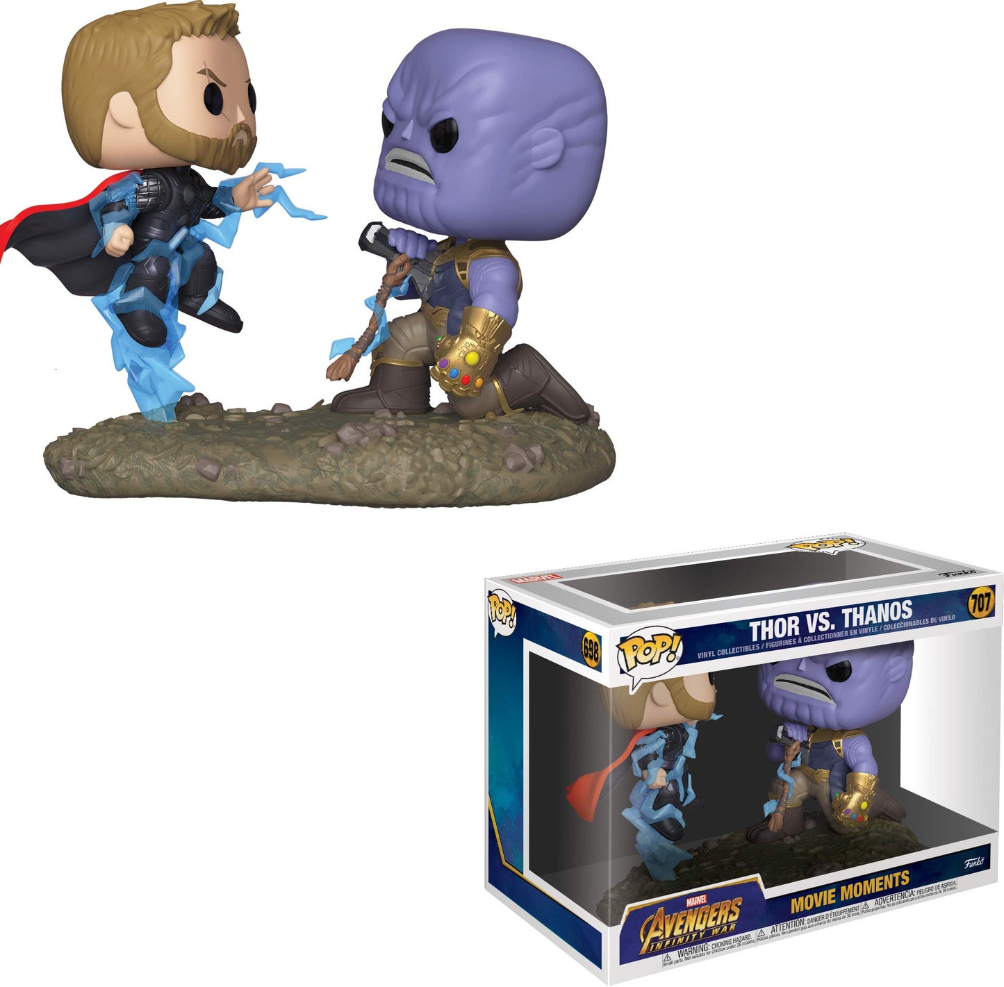 Funko POP! Movie Moments Marvel Avengers Infinity Warthor Vs. Thanos