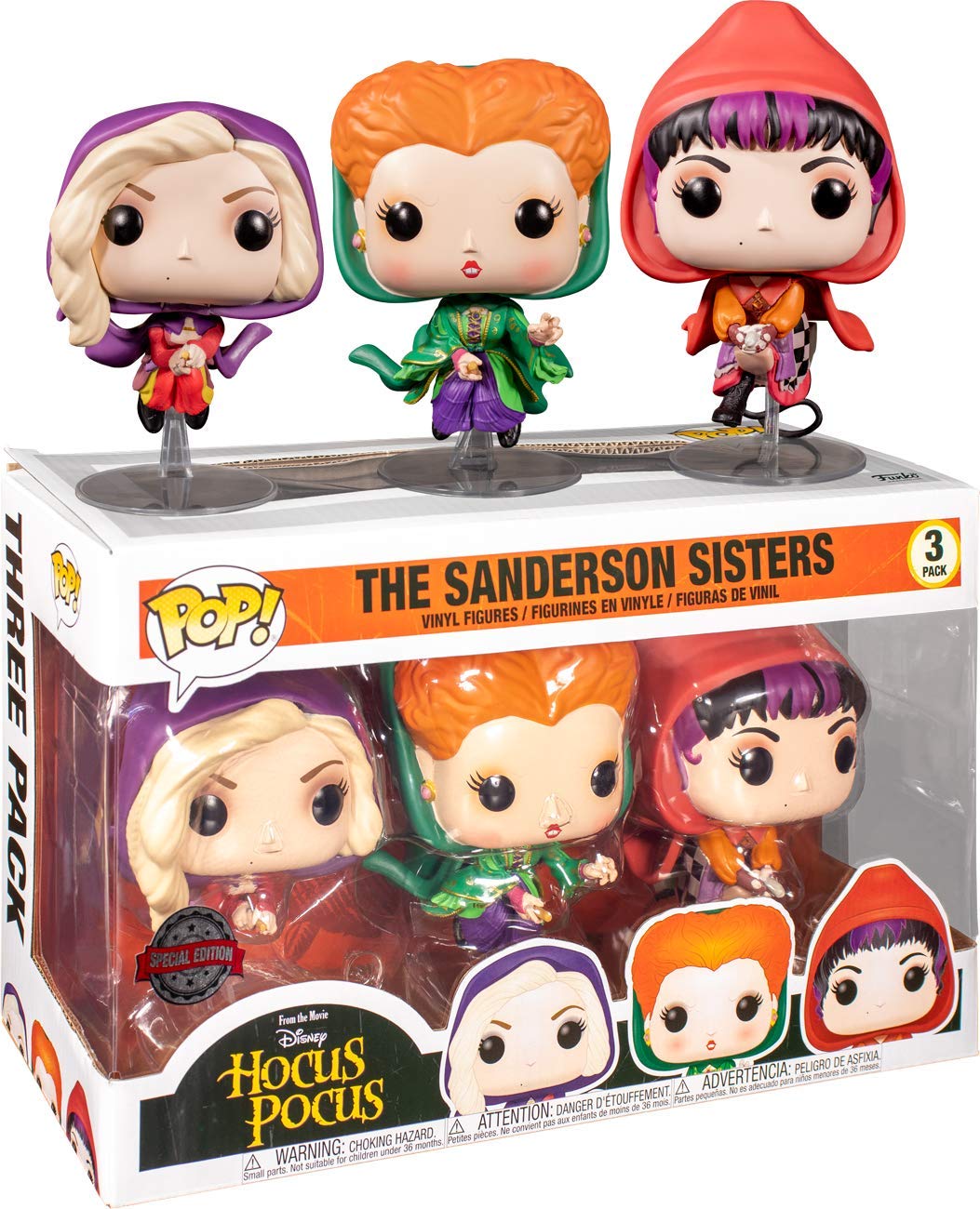 Funko POP! Disney Hocus Pocus Sanderson Sisters 3 Pack Exclusive