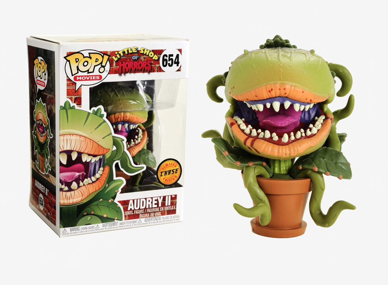 Funko POP! Movies Little Shop of Horrors CHASE Audrey II #654