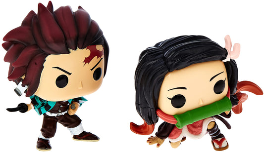 Funko POP! Animation Demon Slayer Tanjiro & Nezuko 2-Pack Exclusive