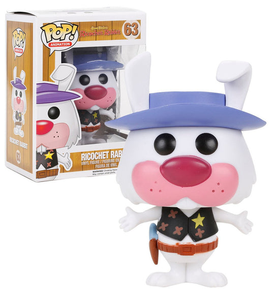 Funko POP! Animation Hanna Barbera Richochet Rabbit #63 [Flocked] Exclusive