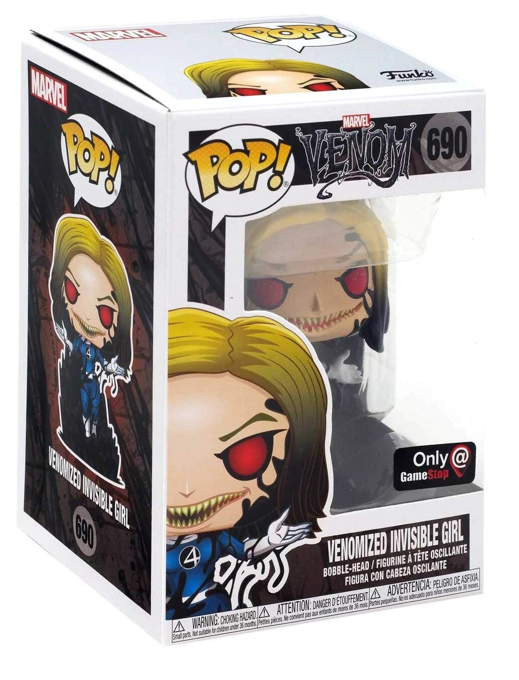 Funko POP! Marvel Venomized Invisible Girl Exclusive Figure 690