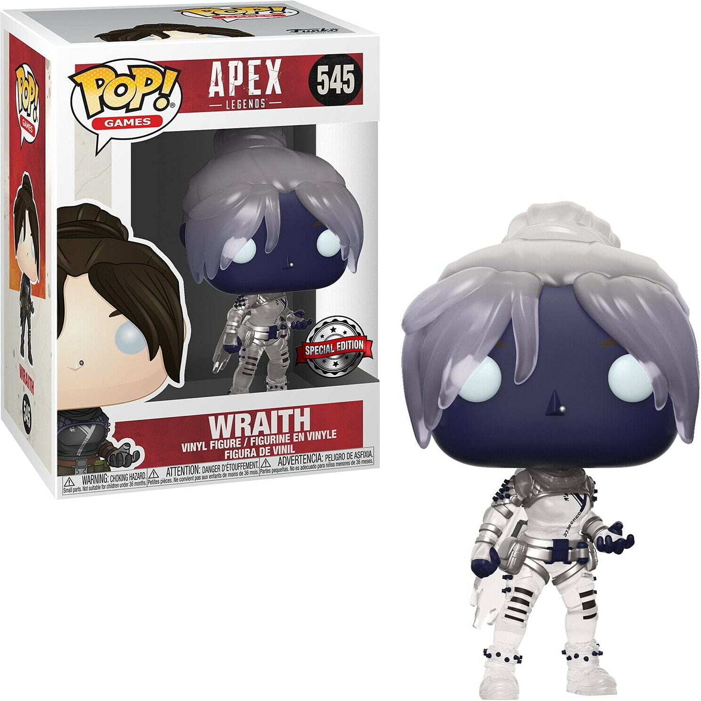 Funko POP! Games Apex Legends - Wraith (Translucent), Amazon Exclusive