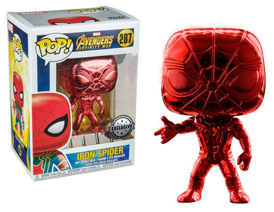 Funko POP! Marvel Avengers Infinity War - Iron Spider [Red Chrome] #287