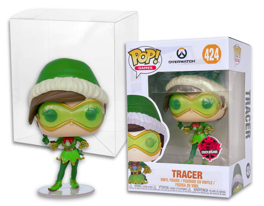 Funko POP! Games Overwatch Tracer Exclusive #424 [Winter Wonderland]