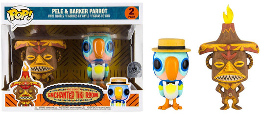 Funko POP! Disney Enchanted Tiki Room Pele & Barker Parrot 2 Pack Park Exclusive