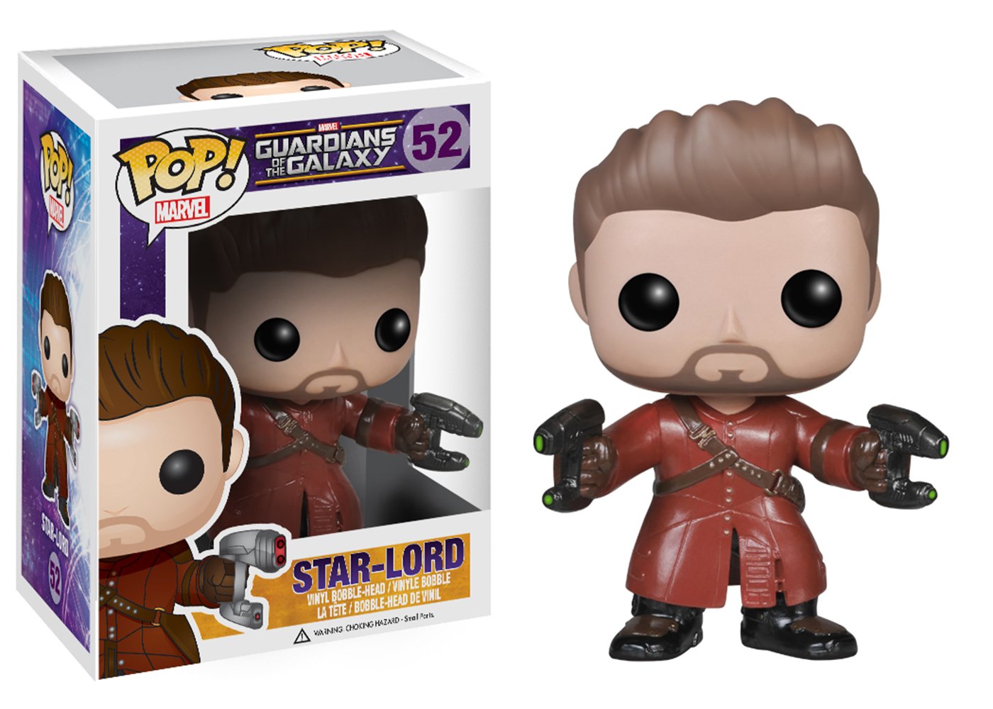 Funko POP! Marvel Guardians of the Galaxy Star-Lord #52 [Unmasked] Exclusive