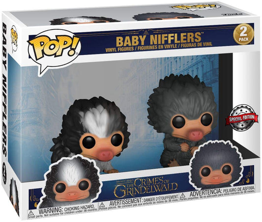 Funko POP! Movies Fantastic Beasts Baby Nifflers Grey and Black 2 Pack Exclusive
